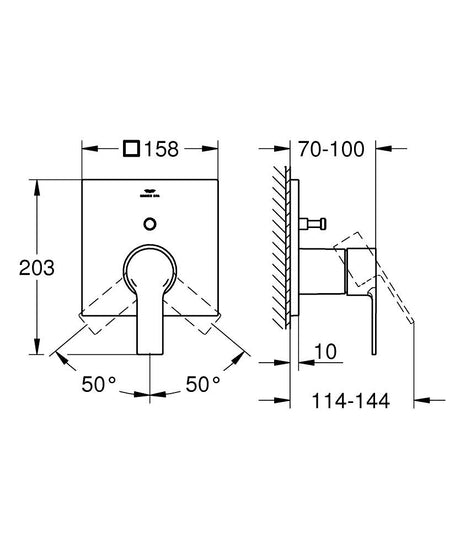 ALLURE SINGLE-LEVER MIXER WITH 2-WAY DIVERTER - GROHE - (BRUSHED COOL SUNRISE - G5 - ALLURE - 0x15 mm -  0inchX0.5inch)