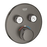 GROHTHERM SMARTCONTROL THERMOSTAT FOR CONCEALED INSTALLATION WITH 2 VALVES - GROHE - (BRUSHED HARD GRAPHITE - G5 - GROHTHERM - 0x15 mm -  0inchX0.5inch)