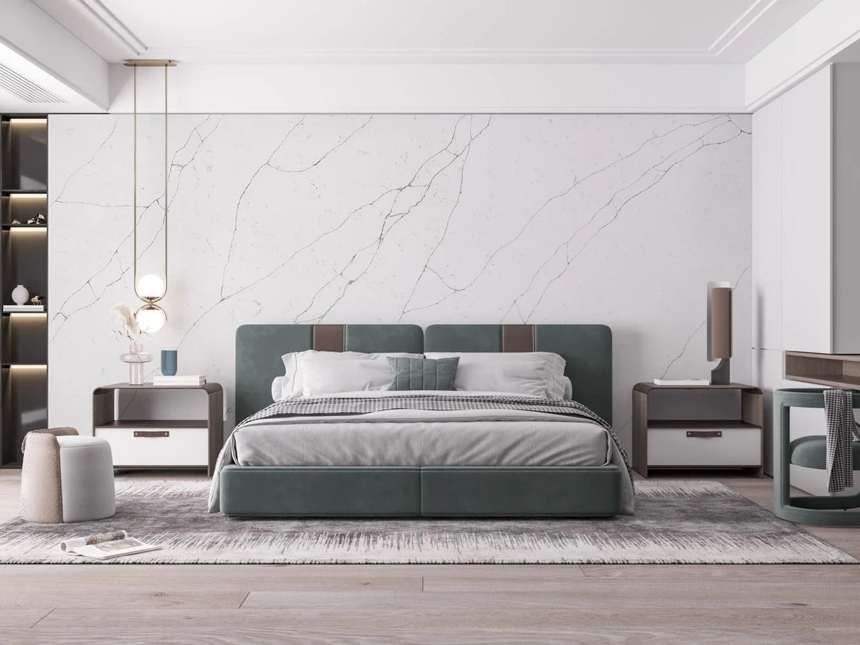 HERMOSA FLORA - MIRAAK SURFACES -  (  - SERENADE SERIES - 3450x1950x20 mm - 138inchX78inchX0.75inch )