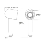 STATEMENT OBLONG THREE FUNCTION HANDSHOWER W/WATERMIND - KOHLER PREMIUM -  ( ROSE GOLD - PREMIUM - 0x0 mm - 0inchX0inch )