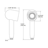 STATEMENT OBLONG THREE FUNCTION HANDSHOWER W/WATERMIND - KOHLER PREMIUM -  ( CHROME - PREMIUM - 0x0 mm - 0inchX0inch )