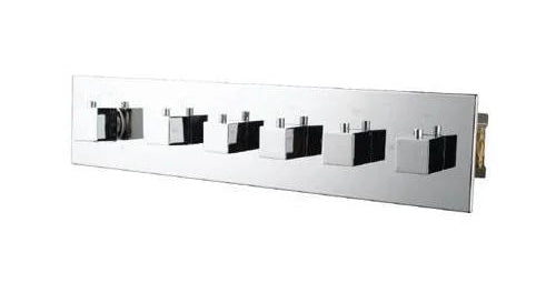 THERMOSTAT- 5 WAY - HINDWARE FAUCETS -  ( POLISHED CHROME - THERMOSTAT - 0x15 mm - 0inchX0.5inch )