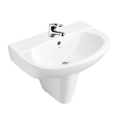 PEDESTAL HALF STANDARD - HINDWARE -  ( STAR WHITE -  - 0x0 mm - 0inchx0inch )