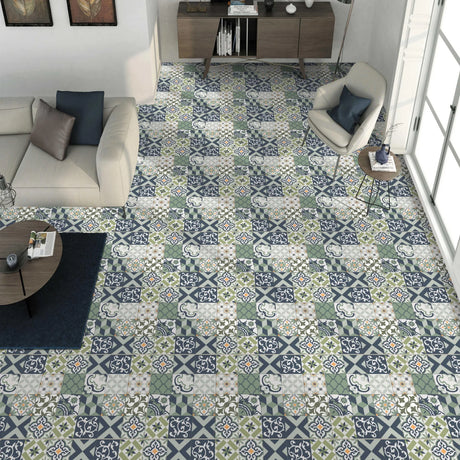 60034 HL - INDIAN TILES -  (  - BITA -MATT - 600x600x9 mm - 24inchX24inchX0.36inch )