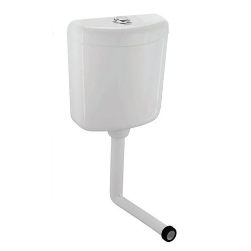 PVC W/HUNG CIST. 3/6L D/F W/BEND FOR EWC - JAQUAR CISTERN - ( WHITE - ALLIED - 0x0 mm - 0inchX0inch )