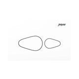 CONTROL PLATE - JAQUAR CISTERN -  ( WHITE MATT - VIGNETTE PRIME - 0x0 mm - 0inchX0inch )