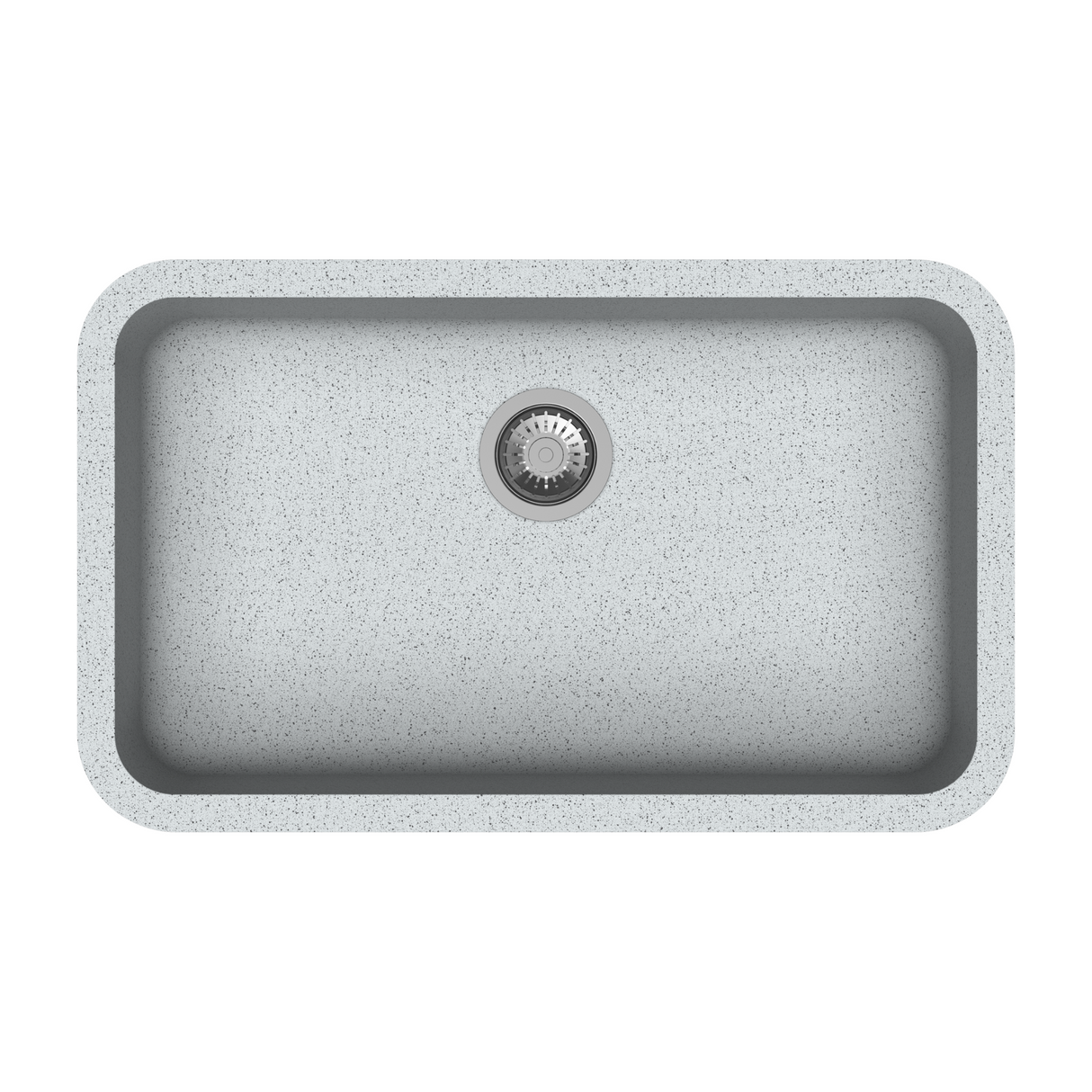 QUARTZ 1.0 BOWL W/O DRAIN BOARD (DEPTH 8INCH) - CARYSIL -  ( GRANITE CRATER - JUMBO - 785x480 mm - 30inchX19inch )