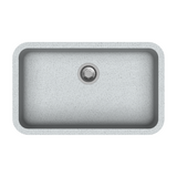 QUARTZ 1.0 BOWL W/O DRAIN BOARD (DEPTH 8INCH) - CARYSIL -  ( GRANITE CRATER - JUMBO - 785x480 mm - 30inchX19inch )