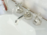 FOR TOWN SINK FAUCET, LOW SPOUT, CROSS HANDLES - KOHLER LUXURY -  ( CHROME - LUXURY - 0x0 mm - 0inchX0inch )