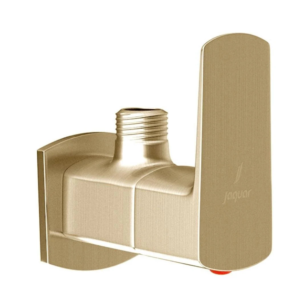 ANGLE COCK WITH FLANGE - JAQUAR FAUCETS -  ( GOLD DUST - KUBIX PRIME - 0x15 mm - 0inchX0.5inch )