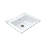 COUNTER TOP BASIN - JAQUAR SWARE - ( WHITE - KUBIX - 500x430 mm - 20inchX17inch )