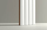 FLUTE LINEN WHITE 10MM - COLORTILE -  (  - FLUTE MATT - 300x75 mm - 12inchX3inch )