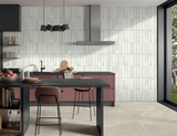LUMA WHITE - INDIAN TILES -  (  - SUBWAY/GLOSSY - 1200x600 mm - 48inchX24inch )