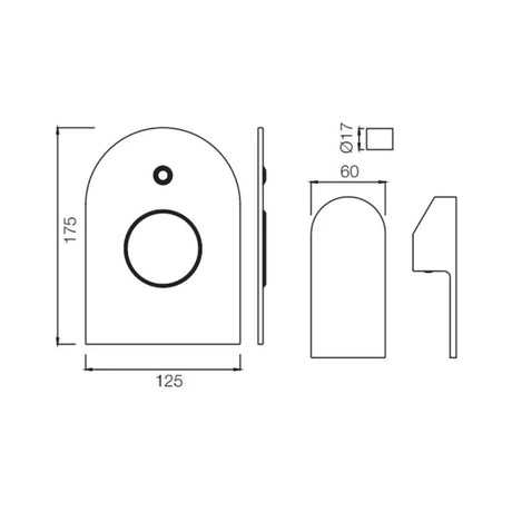 S.L.EXPOSED PARTS DIV KIT HIGH FLOW - JAQUAR FAUCETS -  ( CHROME - LYRIC - 0x15 mm - 0inchX0.5inch )