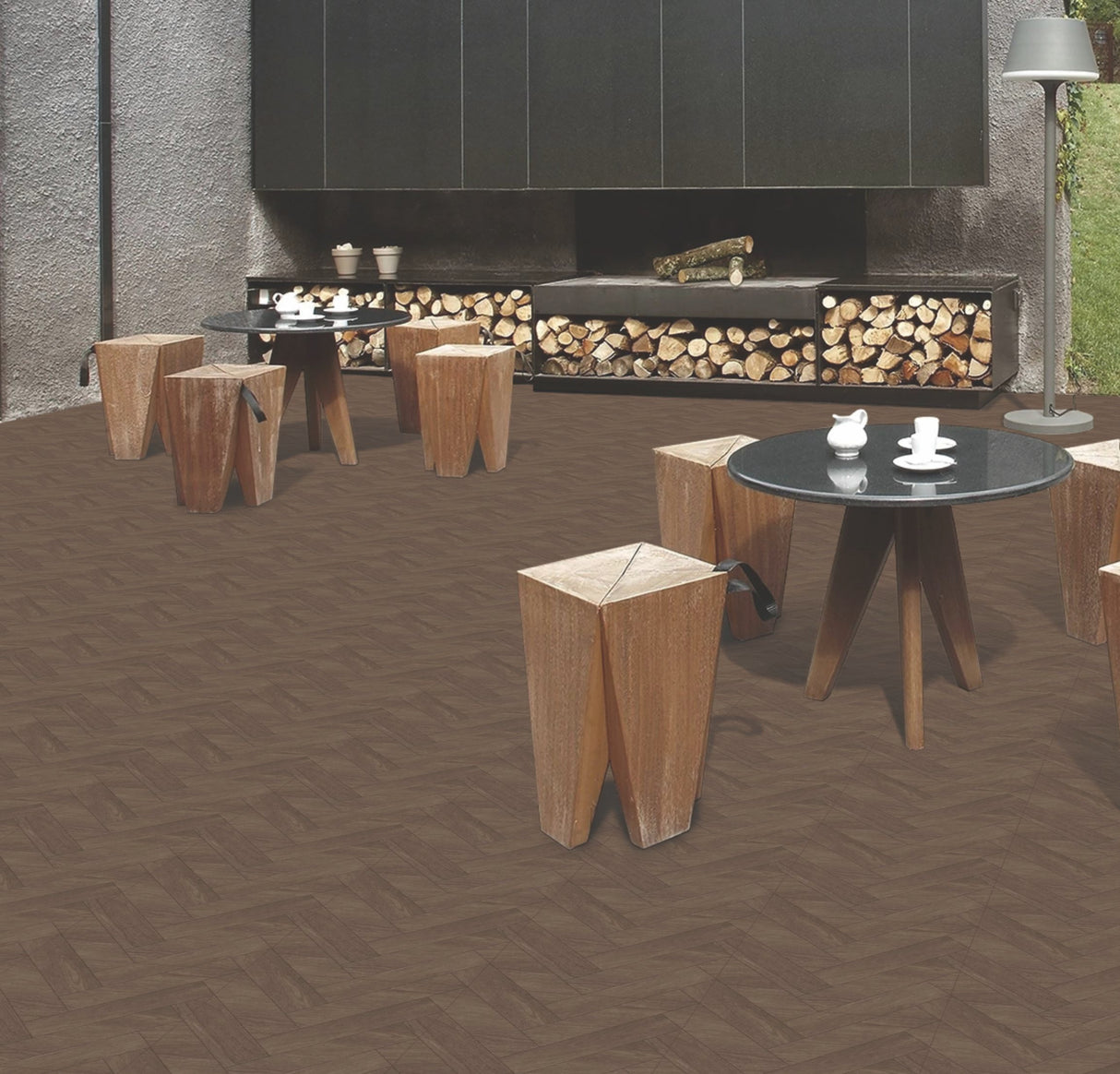 MAPLE WANGE - CREANZA -  (  - CREANZA SIGNIA SERIES - 400x400x12 mm - 16inchX16inchX0.4inch )