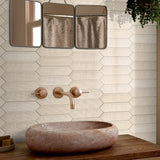 PICKET MARFIL - COLORTILE -  (  - PICKET GLOSSY - 300x75 mm - 12inchX3inch )
