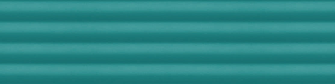 FLUTE MARINE BLUE 10MM - COLORTILE -  (  - FLUTE MATT - 300x75 mm - 12inchX3inch )