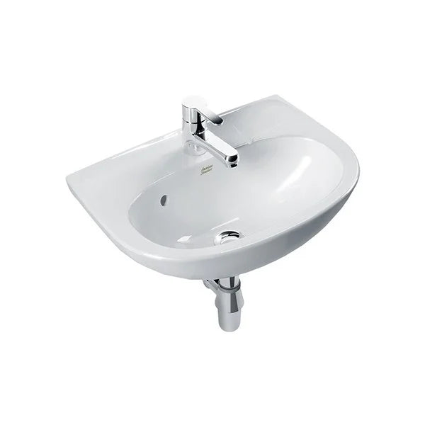 WASH BASIN WALL HUNG - AMERICAN STANDARD -  ( WHITE - NEW CODIE - 495x430 mm - 20inchX17inch )