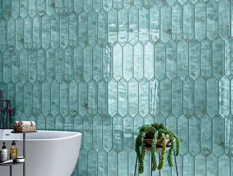 POLO OCEAN 10MM - COLORTILE -  (  - POLO GLOSSY - 300x75 mm - 12inchX3inch )