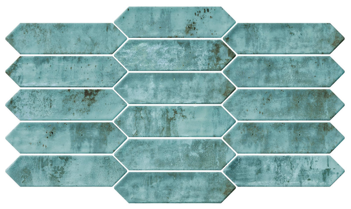 POLO OCEAN 10MM - COLORTILE -  (  - POLO GLOSSY - 300x75 mm - 12inchX3inch )