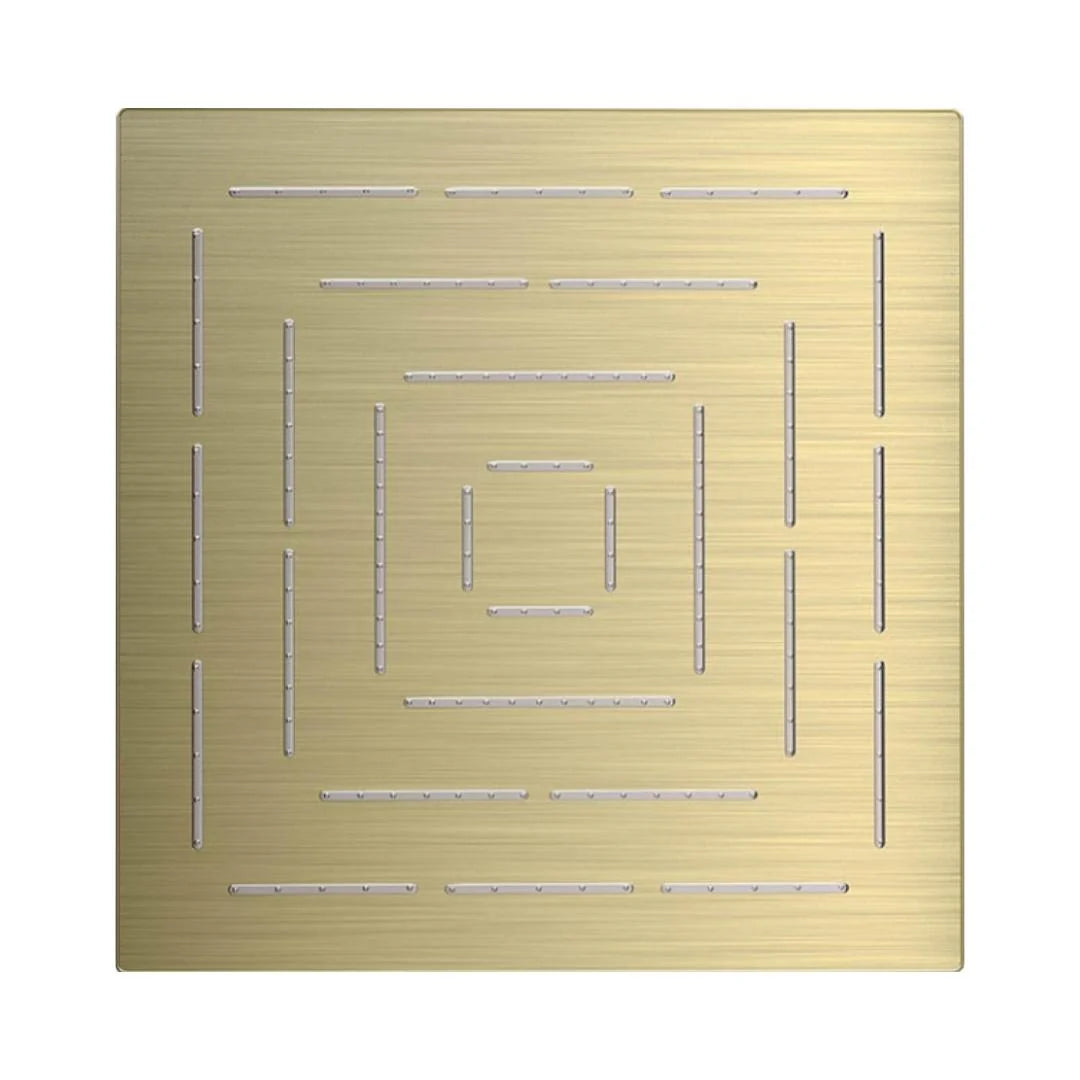 MAZE SQUARE 8 - JAQUAR FAUCETS - ( GOLD DUST - OVERHEAD SHOWER - 15x200 mm - 0.5inchX8inch )