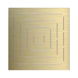 MAZE SQUARE 8 - JAQUAR FAUCETS - ( GOLD DUST - OVERHEAD SHOWER - 15x200 mm - 0.5inchX8inch )