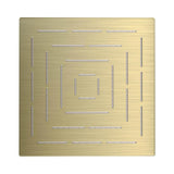 MAZE SQUARE 9.5 - JAQUAR FAUCETS - ( GOLD DUST - OVERHEAD SHOWER - 15x240 mm - 0.5inchX9.5inch )