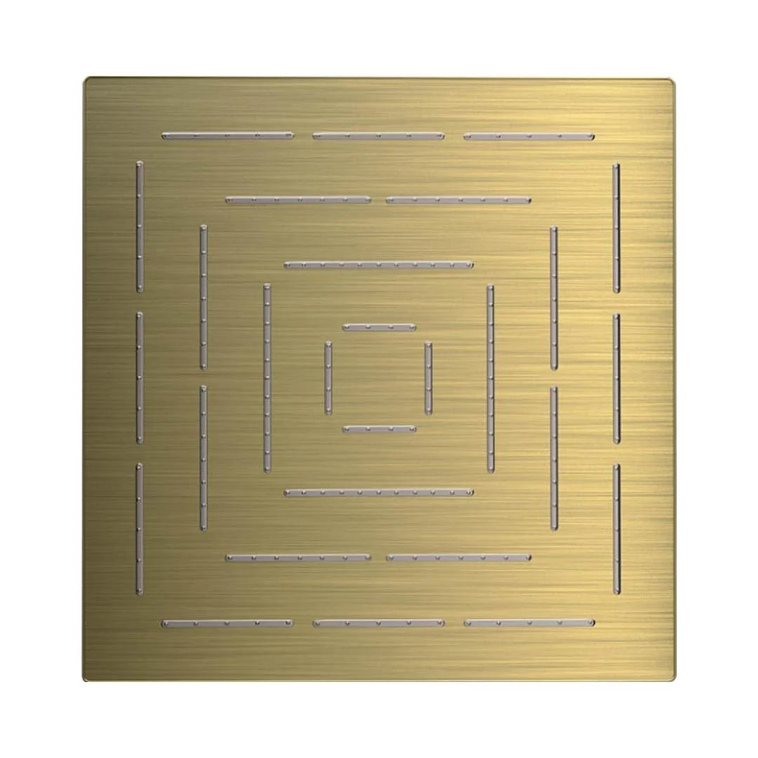 MAZE SQUARE 12 - JAQUAR FAUCETS - ( GOLD DUST - OVERHEAD SHOWER - 15x300 mm - 0.5inchX12inch )
