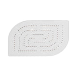 MAZE ALIVE RECT. SHOWER 200X300 - JAQUAR FAUCETS -  ( WHITE MATT - OVERHEAD SHOWER - 0x15 mm - 0inchX0.5inch )