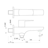 SINGLE LEVER BASIN MIXER WITHOUT POPUP W - JAQUAR FAUCETS -  ( GOLD DUST - OPAL PRIME - 0x15 mm - 0inchX0.5inch )