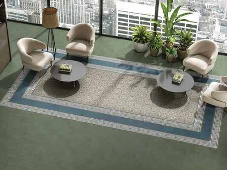 FOLK ORIGIN CORNER MATT - SIMPOLO-TILES- (  - TINY TILE MATT - 198x198 mm - 7.8inchX7.8inch )