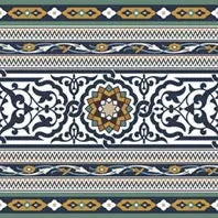 FOLK ORIGIN BORDER MATT  - SIMPOLO-TILES- (  - TINY TILE MATT - 198x198 mm - 7.8inchX7.8inch )