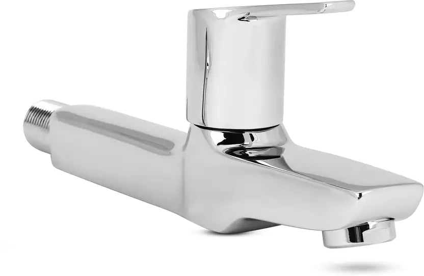LONG BODY BIB COCK WITH WALL FLANGE - ESSCO FAUCET -  ( CHROME - ASPIRE - 0x0 mm - 0inchx0inch )