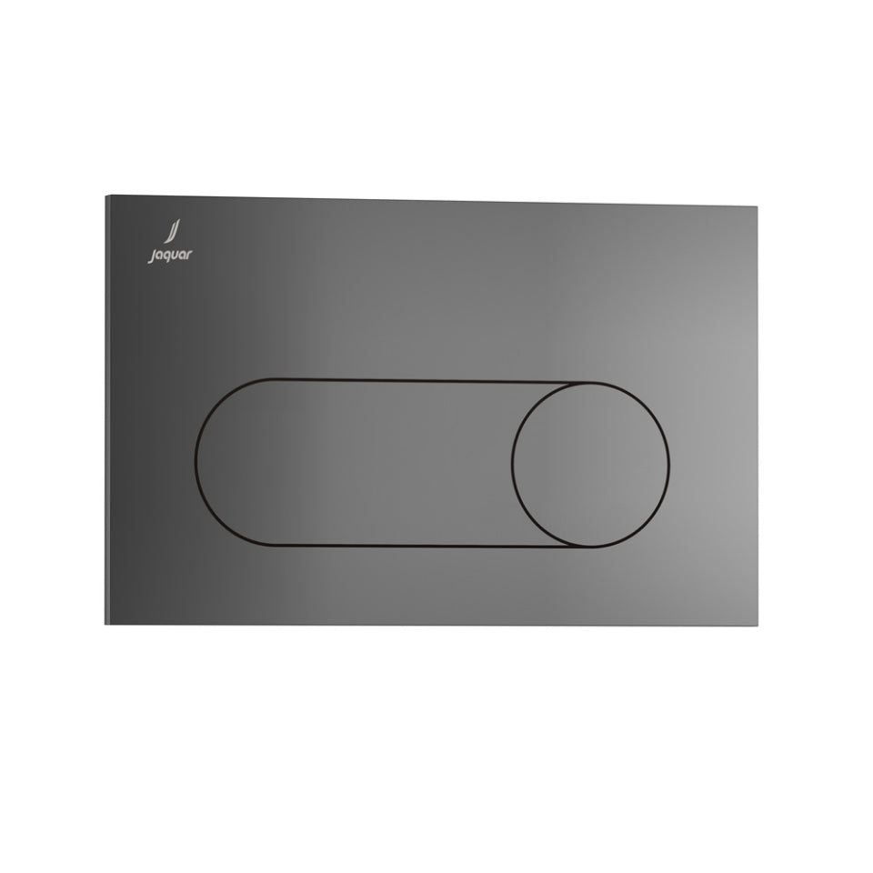 CONTROL PLATE - JAQUAR CISTERN -  ( BLACK CHROME - FUSION - 0x0 mm - 0inchX0inch )