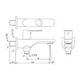 BIB COCK  2-WAY WITH FLANGE - JAQUAR FAUCETS -  ( STAINLESS STEEL - ORNAMIX PRIME - 0x15 mm - 0inchX0.5inch )