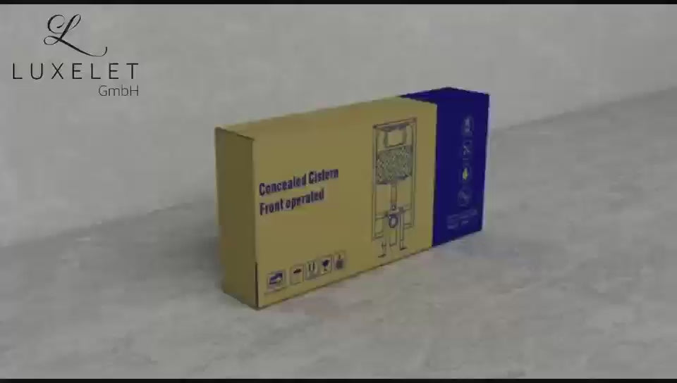 CONCEALED CISTERN FULL FRAME WO FLUSH PLATE - LUXELET -  (  - CONCEALED CISTERN - 0x0 mm - 0inchX0inch )