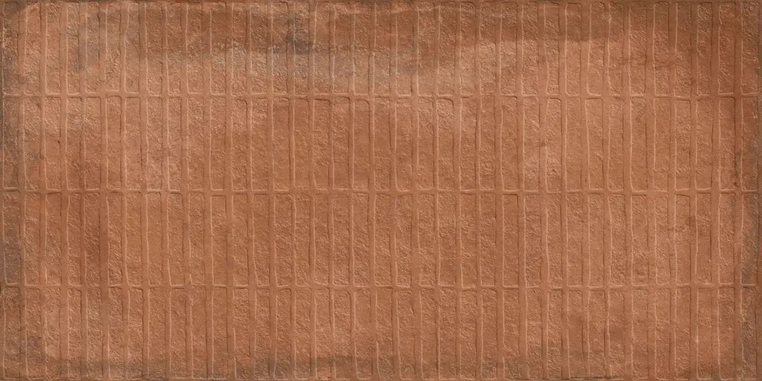 FORT COTTA RED MATT TEXTURE - SIMPOLO-TILES- (  - IMPATTO MATT - 1198x598 mm - 48inchX24inch )