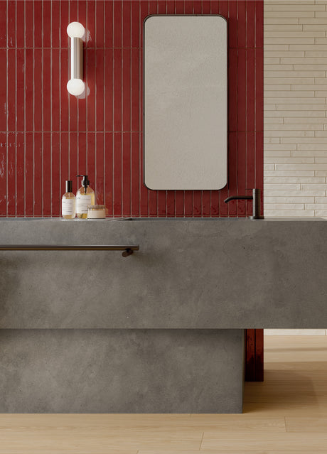 COLORS RED BRICK HL - EUROPEAN -  (  - MIORCA - 450x48 mm - 18inchX1.92inch )