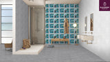 REGON GREY LIGHT - INDIAN TILES -  (  - BLACKBERRY SUGAR - 600x300 mm - 24inchX12inch )