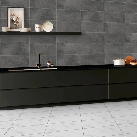 RIVOLI BLACK - SPAIN -  (  -  - 300x150 mm - 12inchX6inch )