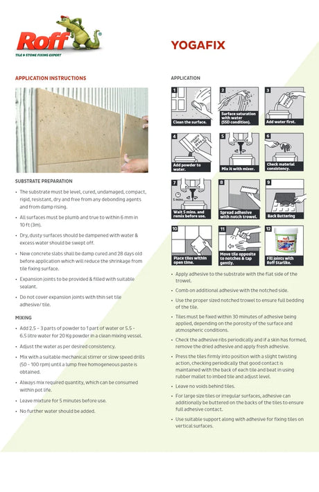 ROFF YOGAFIX  WHITE (20 KG) - ROFF -  ( WHITE -  - 0x0 mm - 0inchx0inch )