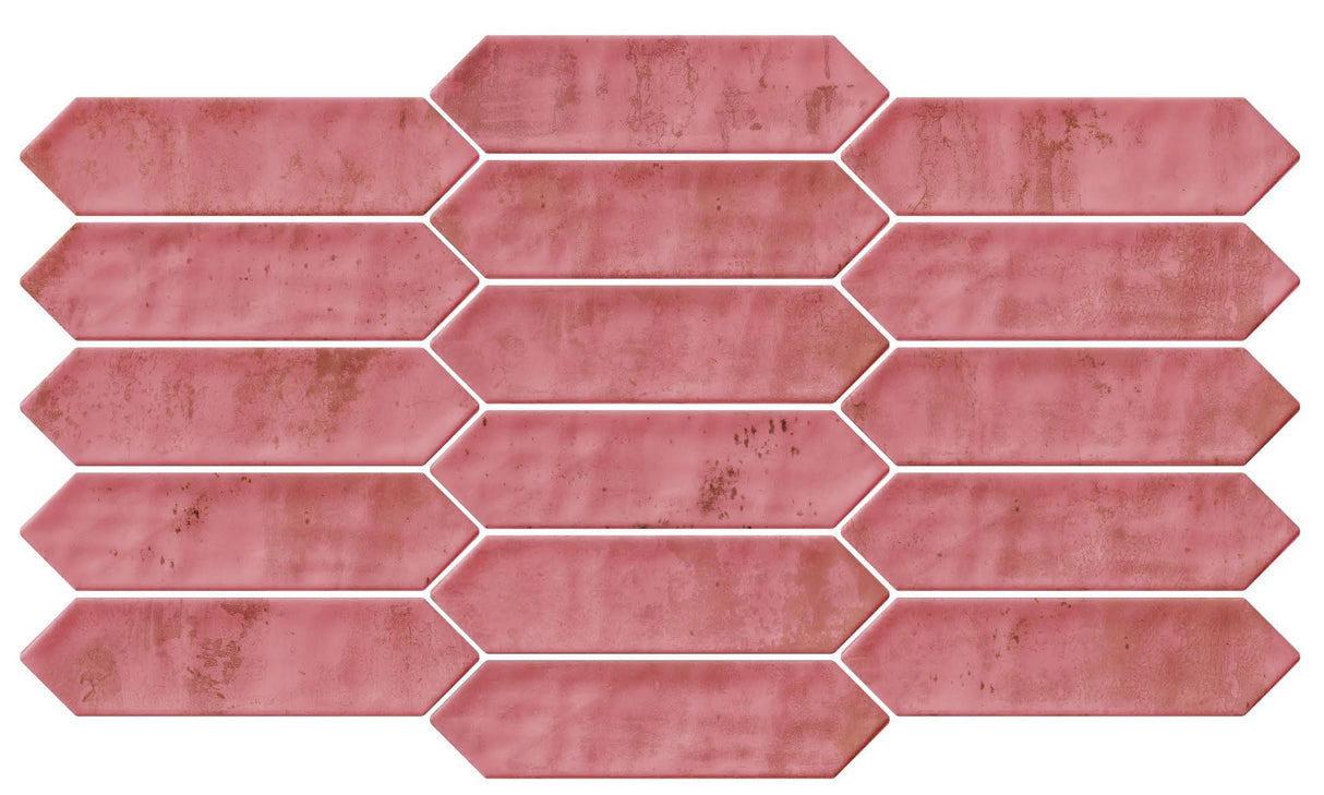 POLO ROSE 10MM - COLORTILE -  (  - POLO GLOSSY - 300x75 mm - 12inchX3inch )