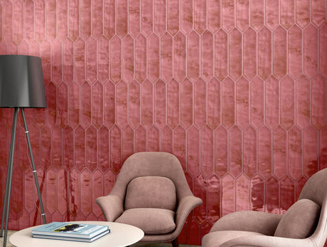 POLO ROSE 10MM - COLORTILE -  (  - POLO GLOSSY - 300x75 mm - 12inchX3inch )