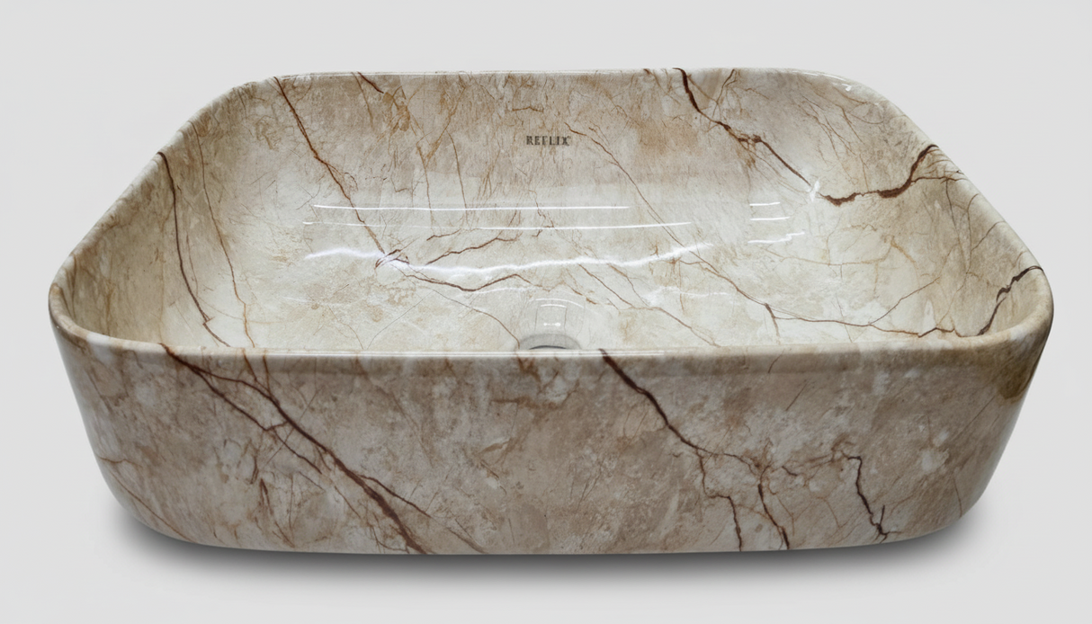 CERAMIC RECTANGLE COUNTER TOP WASHBASIN - BETTER LIVING -  (  -  - 450x325 mm - 18inchX13inch )