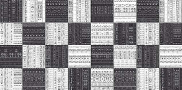 RUBRIC WHITE DECOR - INDIAN TILES -  (  - BLACKBERRY FLORAL DECOR - 1200x600 mm - 48inchX24inch )