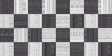RUBRIC WHITE DECOR - INDIAN TILES -  (  - BLACKBERRY FLORAL DECOR - 1200x600 mm - 48inchX24inch )