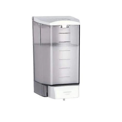 SOAP DISPENSERS PUSH BUTTON W/CAPACITY 0.8L  - JAQUAR FAUCETS - (WHITE - WASHROOM ACC - 0x0 mm - 0inchX0inch)