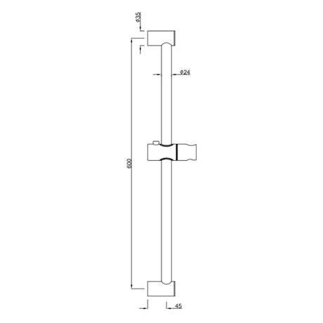 SLIDING RAIL ROUND - JAQUAR FAUCETS - ( ANTIQUE BRONZE - SHOWER ACC. - 0x0 mm - 0inchX0inch )