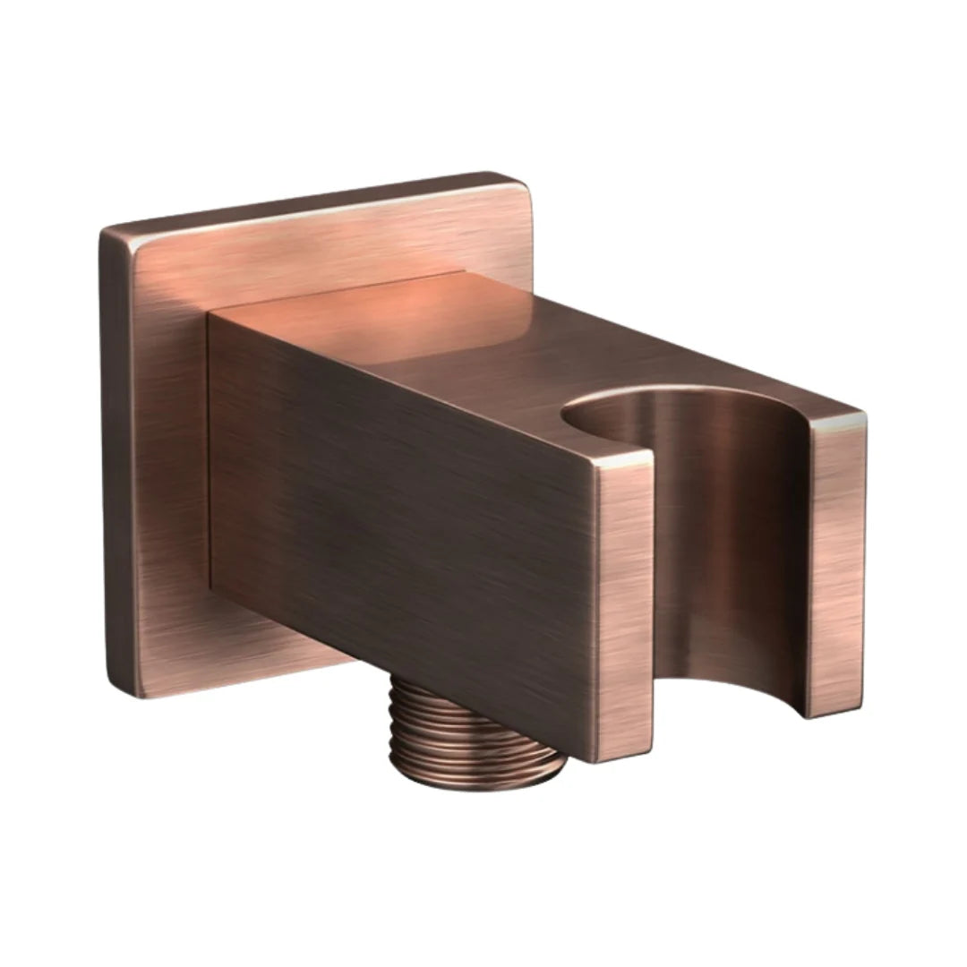 WALL OUTLET WITH SHOWER HOOK SQUARE - JAQUAR FAUCETS -  ( ANTIQUE COPPER - SHOWER ACC. - 0x15 mm - 0inchX0.5inch )