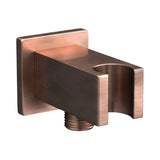 WALL OUTLET WITH SHOWER HOOK SQUARE - JAQUAR FAUCETS -  ( ANTIQUE COPPER - SHOWER ACC. - 0x15 mm - 0inchX0.5inch )